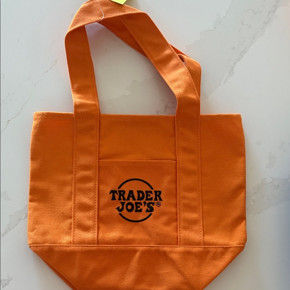 Trader Joe's Orange Tote Bag